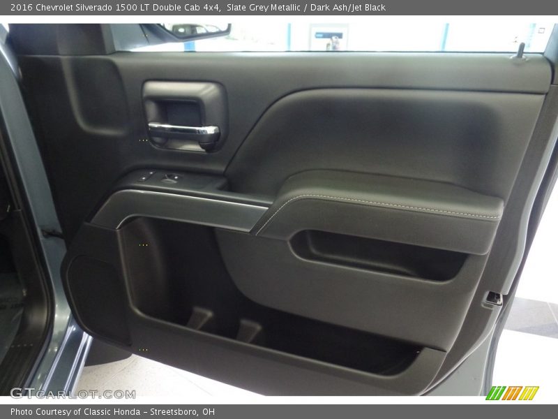 Slate Grey Metallic / Dark Ash/Jet Black 2016 Chevrolet Silverado 1500 LT Double Cab 4x4