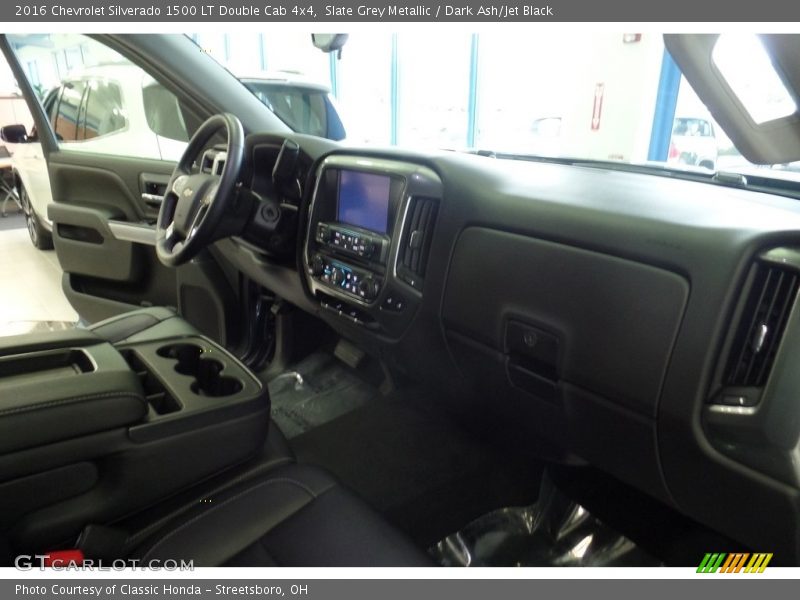 Slate Grey Metallic / Dark Ash/Jet Black 2016 Chevrolet Silverado 1500 LT Double Cab 4x4