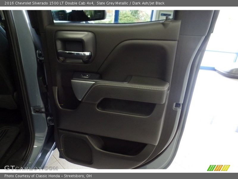 Slate Grey Metallic / Dark Ash/Jet Black 2016 Chevrolet Silverado 1500 LT Double Cab 4x4