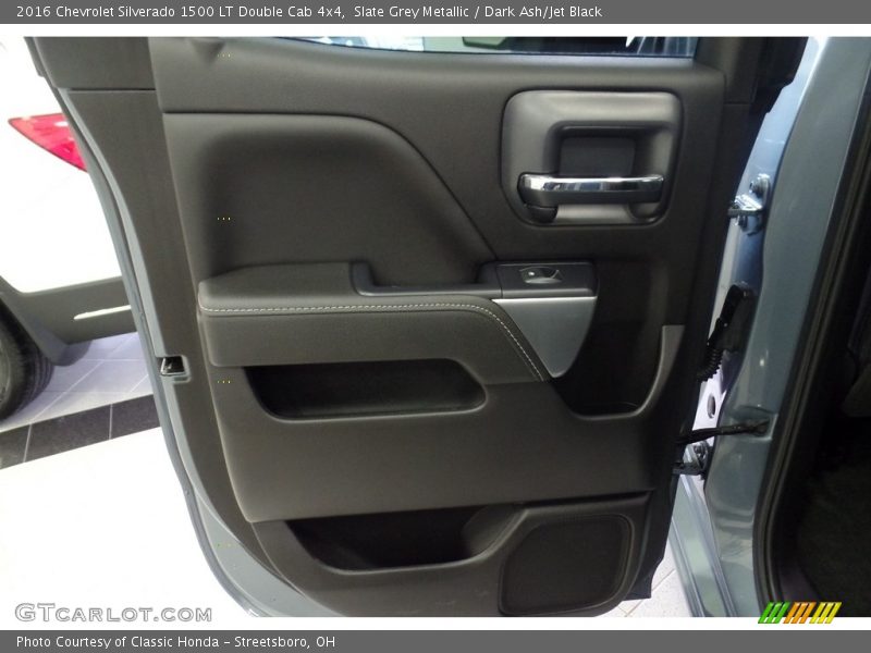 Slate Grey Metallic / Dark Ash/Jet Black 2016 Chevrolet Silverado 1500 LT Double Cab 4x4