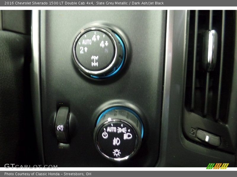 Slate Grey Metallic / Dark Ash/Jet Black 2016 Chevrolet Silverado 1500 LT Double Cab 4x4