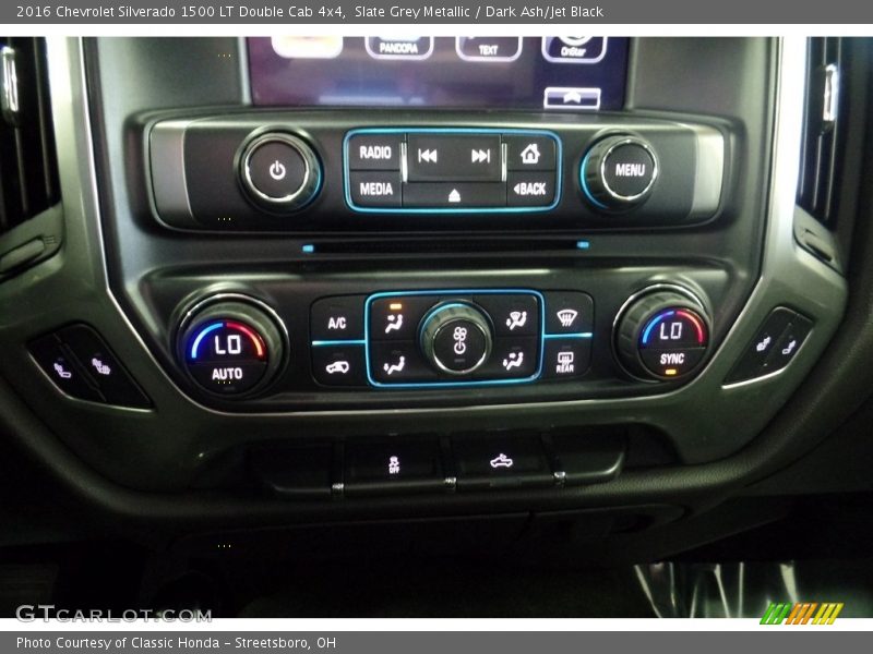 Slate Grey Metallic / Dark Ash/Jet Black 2016 Chevrolet Silverado 1500 LT Double Cab 4x4