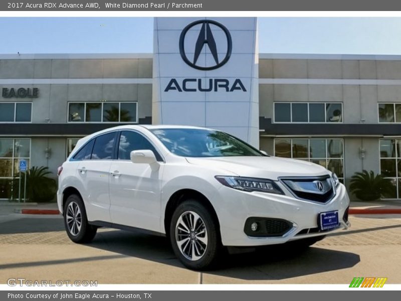 White Diamond Pearl / Parchment 2017 Acura RDX Advance AWD