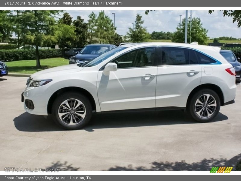 White Diamond Pearl / Parchment 2017 Acura RDX Advance AWD