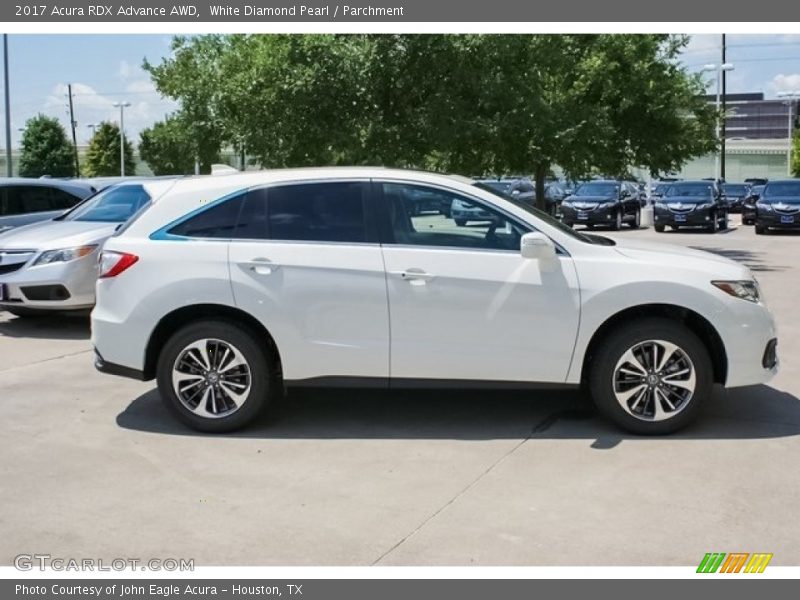 White Diamond Pearl / Parchment 2017 Acura RDX Advance AWD