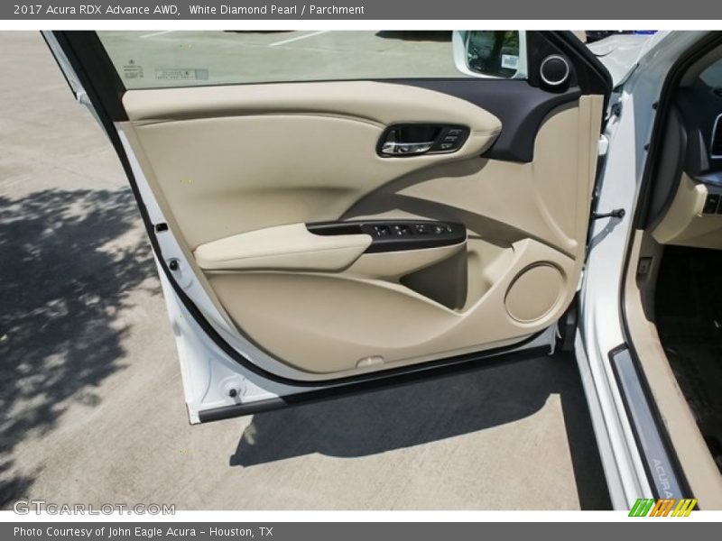 White Diamond Pearl / Parchment 2017 Acura RDX Advance AWD