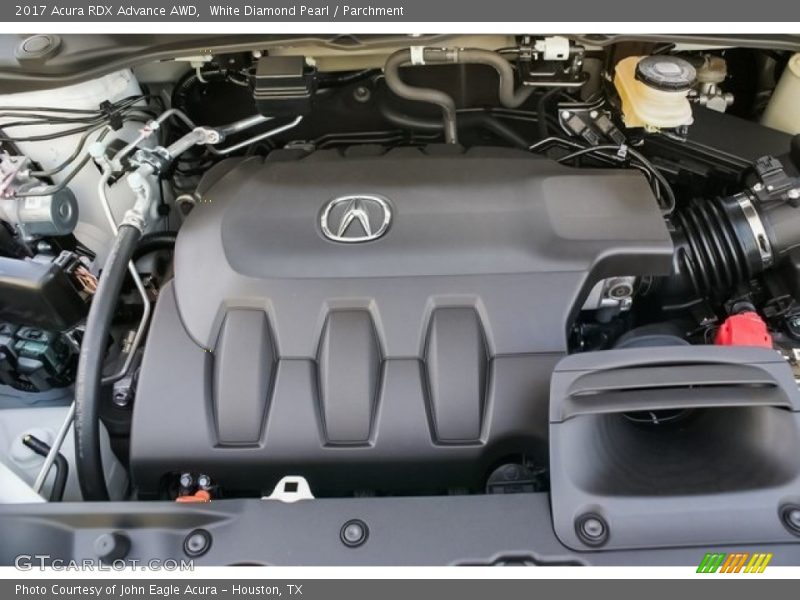 White Diamond Pearl / Parchment 2017 Acura RDX Advance AWD