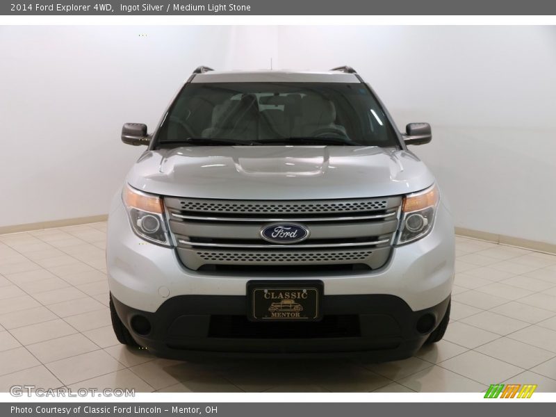 Ingot Silver / Medium Light Stone 2014 Ford Explorer 4WD