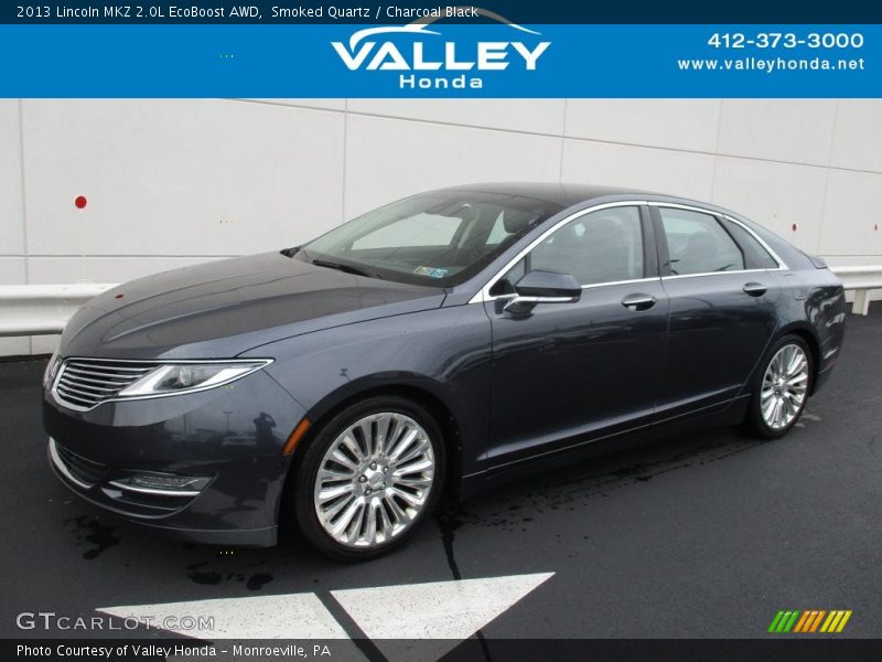 Smoked Quartz / Charcoal Black 2013 Lincoln MKZ 2.0L EcoBoost AWD