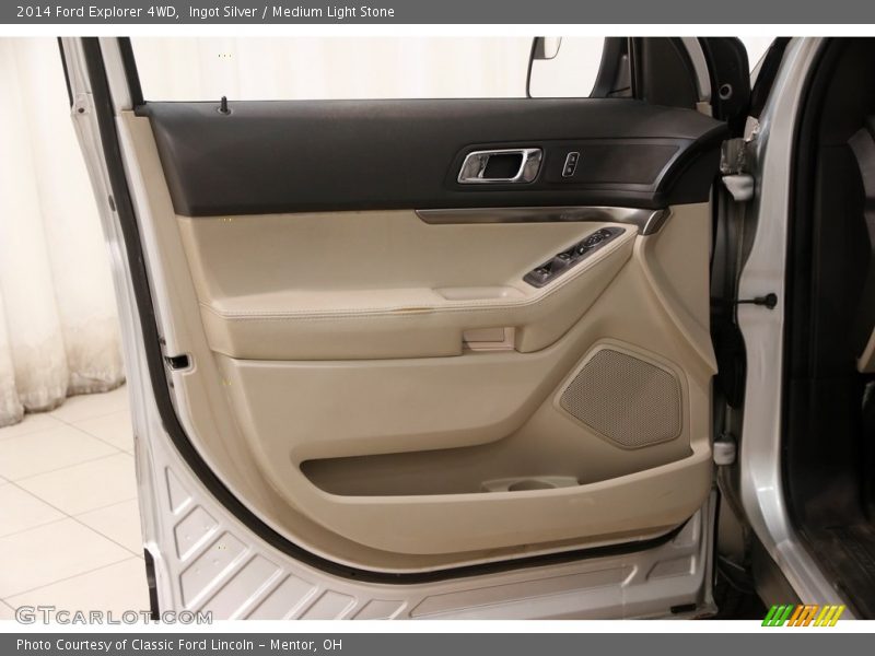 Ingot Silver / Medium Light Stone 2014 Ford Explorer 4WD