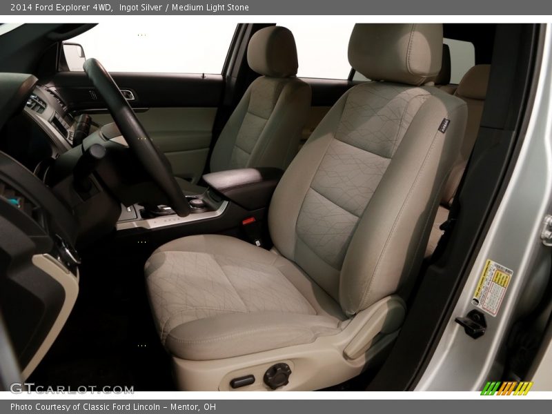 Ingot Silver / Medium Light Stone 2014 Ford Explorer 4WD