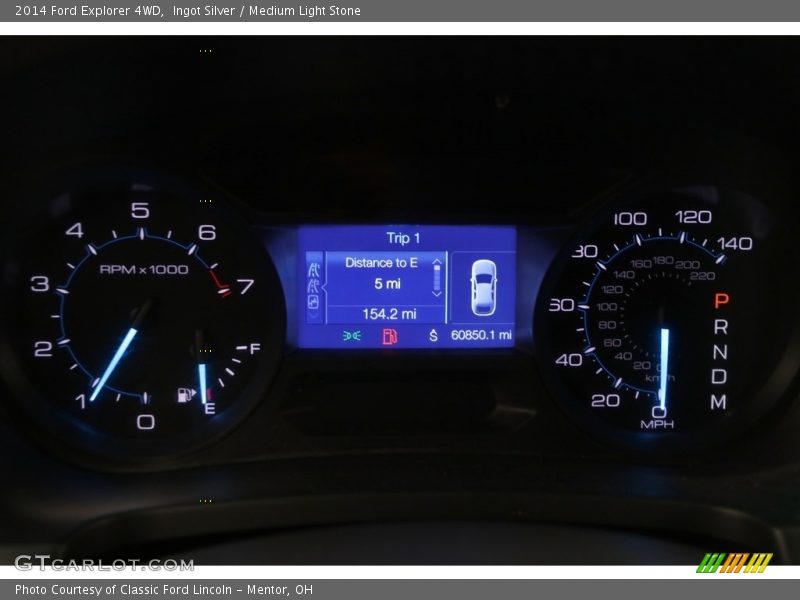 Ingot Silver / Medium Light Stone 2014 Ford Explorer 4WD