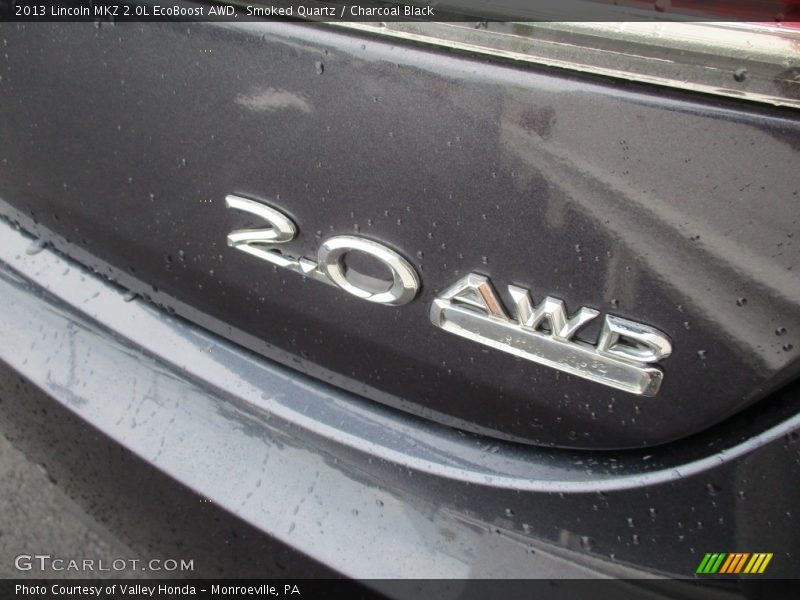 Smoked Quartz / Charcoal Black 2013 Lincoln MKZ 2.0L EcoBoost AWD