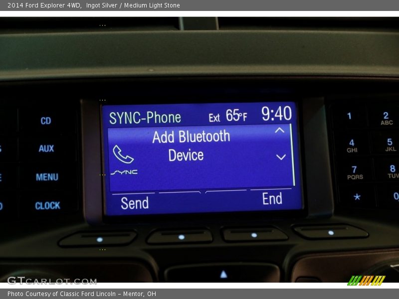 Ingot Silver / Medium Light Stone 2014 Ford Explorer 4WD