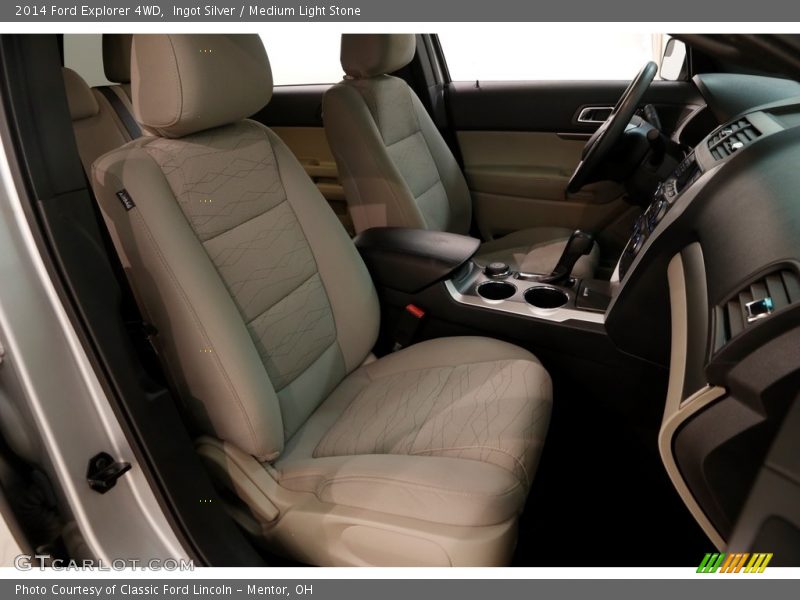 Ingot Silver / Medium Light Stone 2014 Ford Explorer 4WD