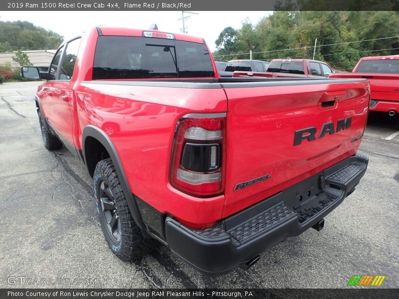 Flame Red / Black/Red 2019 Ram 1500 Rebel Crew Cab 4x4