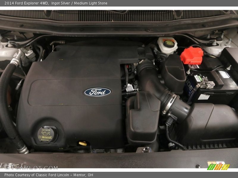 Ingot Silver / Medium Light Stone 2014 Ford Explorer 4WD