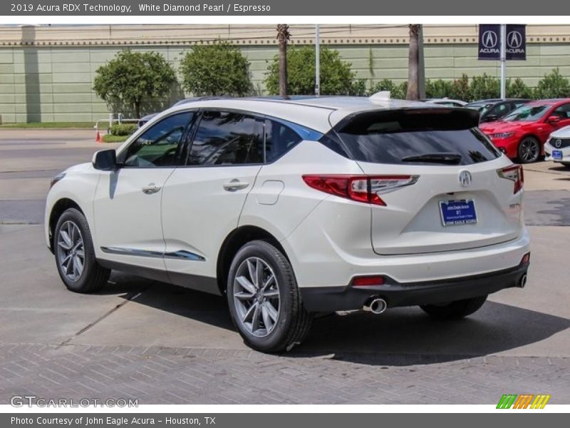 White Diamond Pearl / Espresso 2019 Acura RDX Technology