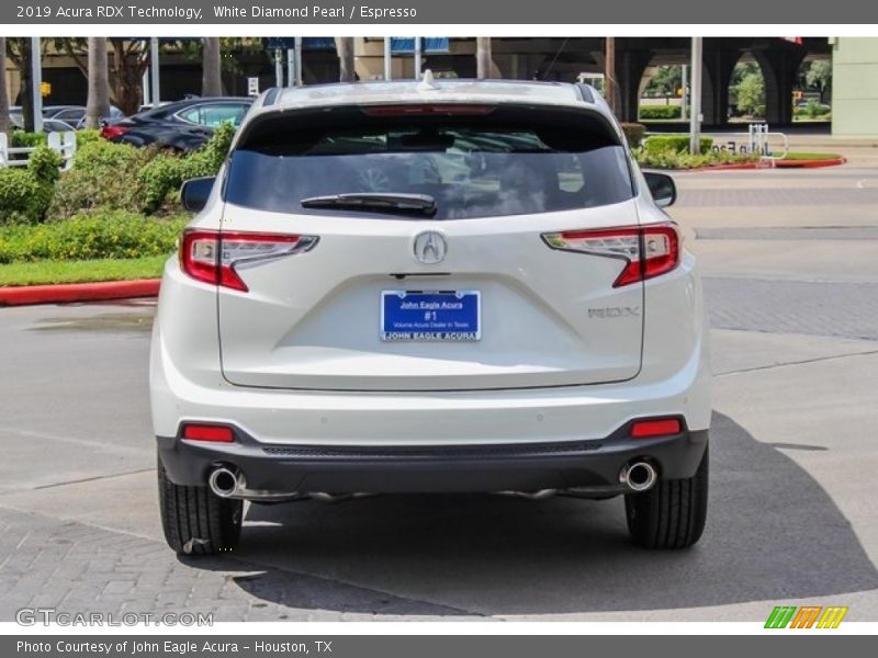 White Diamond Pearl / Espresso 2019 Acura RDX Technology