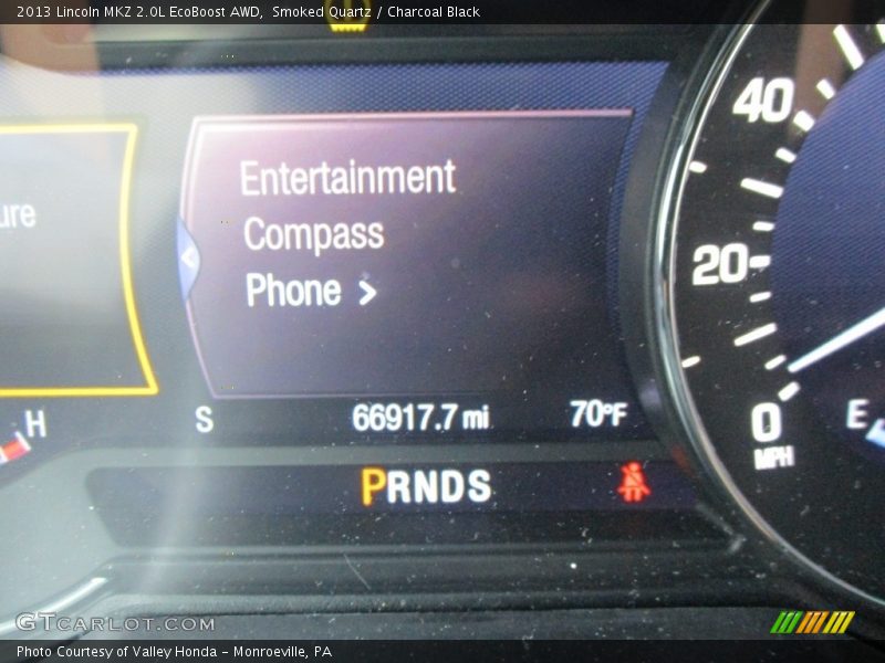 Smoked Quartz / Charcoal Black 2013 Lincoln MKZ 2.0L EcoBoost AWD