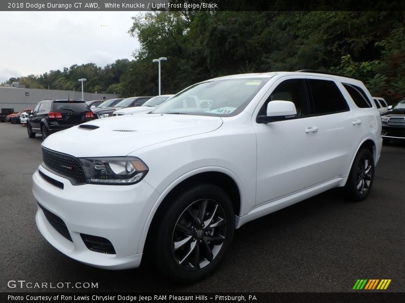 White Knuckle / Light Frost Beige/Black 2018 Dodge Durango GT AWD