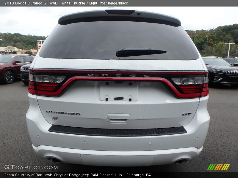 White Knuckle / Light Frost Beige/Black 2018 Dodge Durango GT AWD