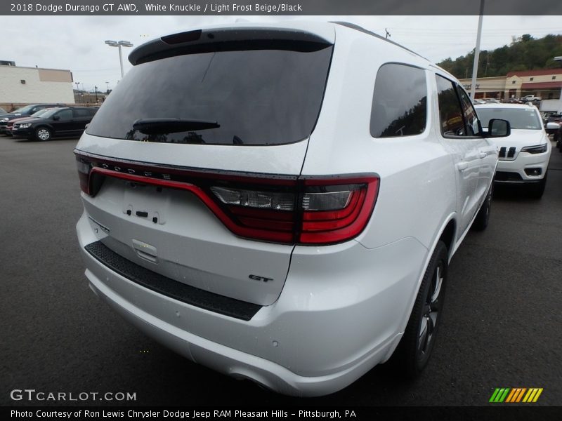 White Knuckle / Light Frost Beige/Black 2018 Dodge Durango GT AWD