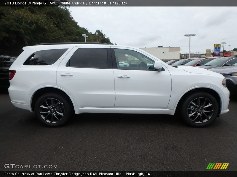 White Knuckle / Light Frost Beige/Black 2018 Dodge Durango GT AWD