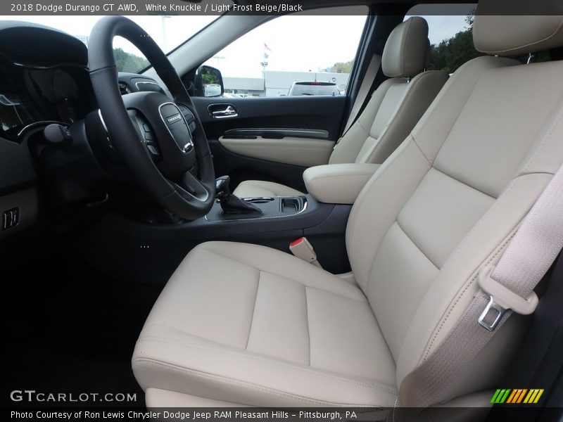 White Knuckle / Light Frost Beige/Black 2018 Dodge Durango GT AWD