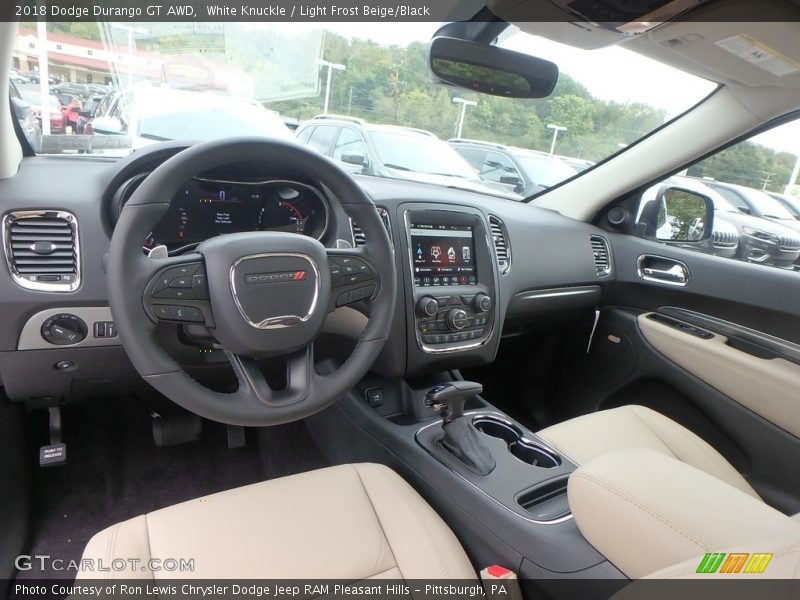 White Knuckle / Light Frost Beige/Black 2018 Dodge Durango GT AWD