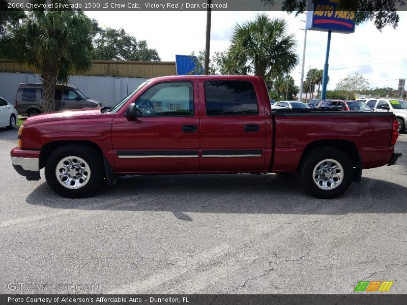 Victory Red / Dark Charcoal 2006 Chevrolet Silverado 1500 LS Crew Cab