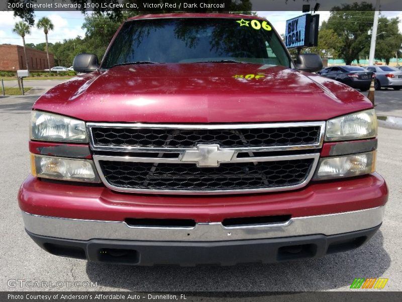 Victory Red / Dark Charcoal 2006 Chevrolet Silverado 1500 LS Crew Cab