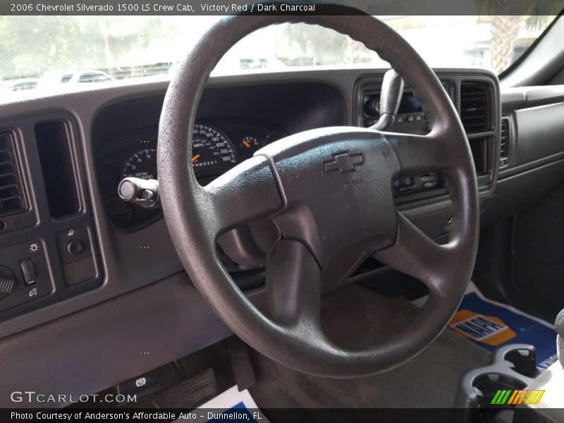 Victory Red / Dark Charcoal 2006 Chevrolet Silverado 1500 LS Crew Cab