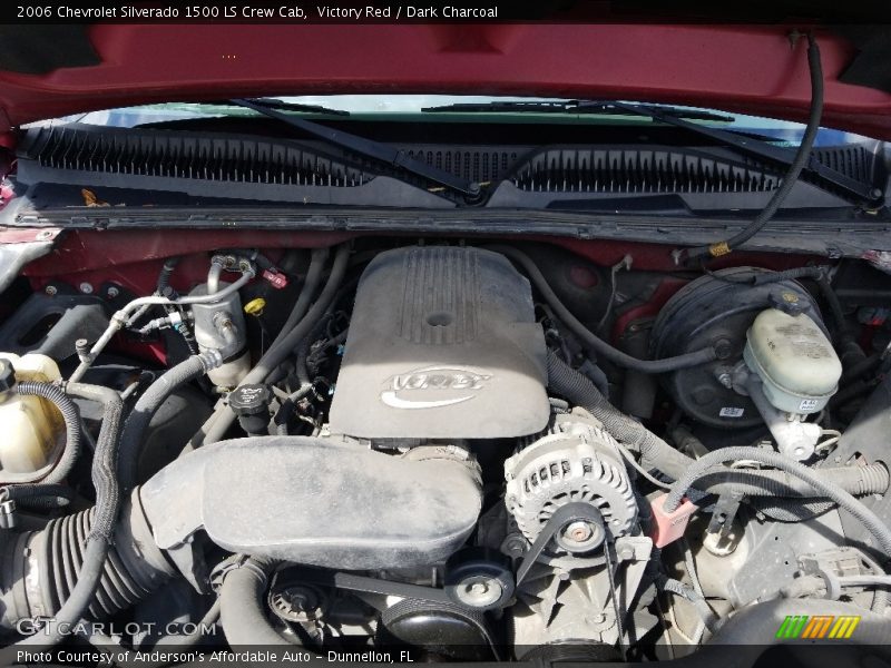 Victory Red / Dark Charcoal 2006 Chevrolet Silverado 1500 LS Crew Cab