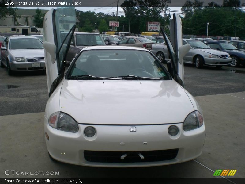 Frost White / Black 1995 Honda Del Sol Si