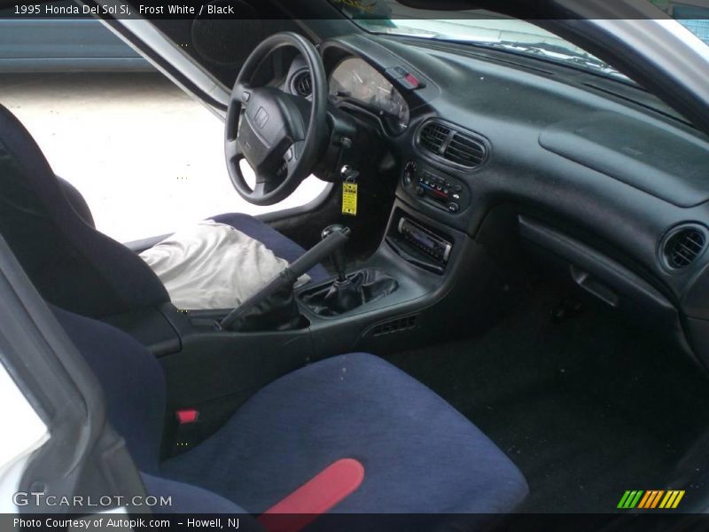 Frost White / Black 1995 Honda Del Sol Si