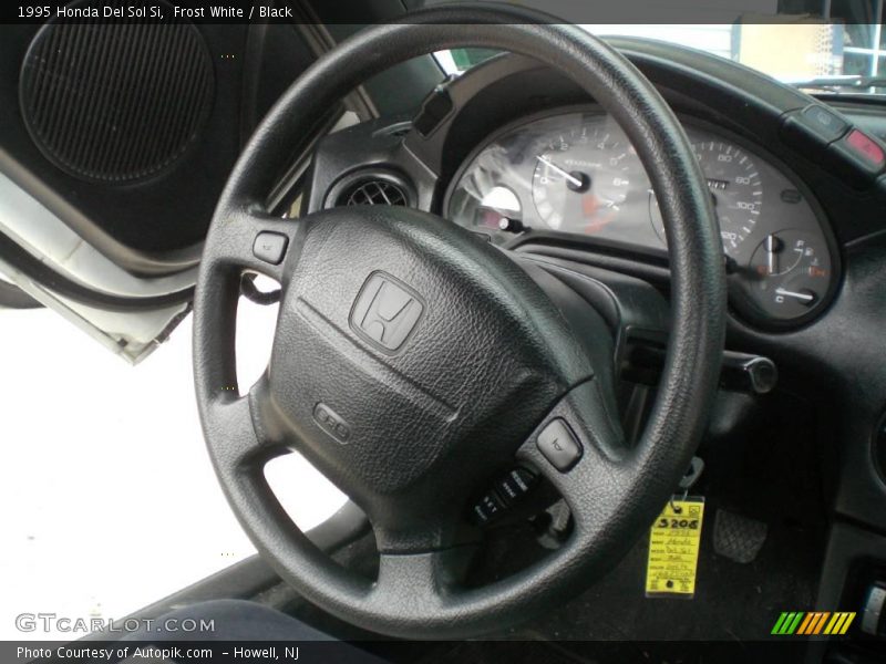 Frost White / Black 1995 Honda Del Sol Si
