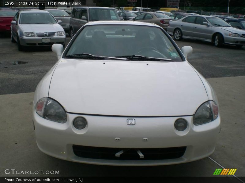 Frost White / Black 1995 Honda Del Sol Si