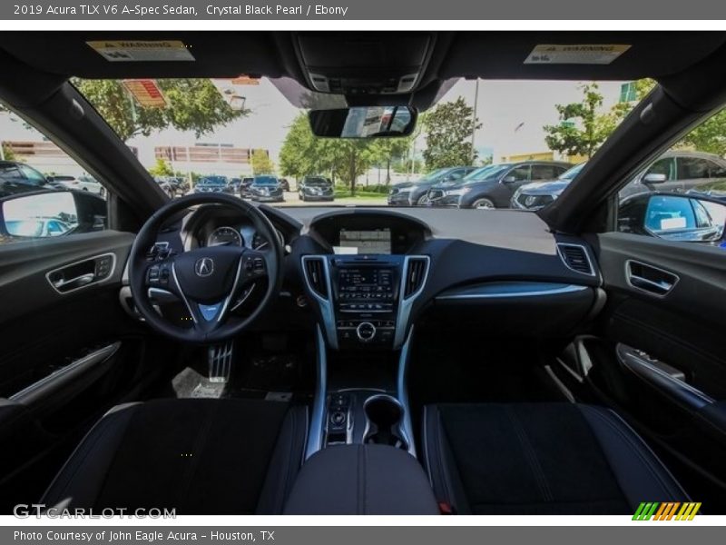 Crystal Black Pearl / Ebony 2019 Acura TLX V6 A-Spec Sedan
