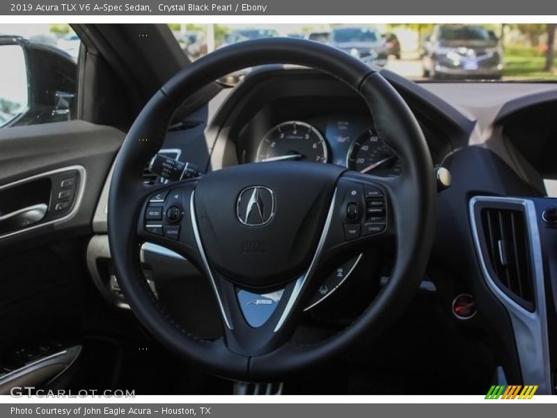 Crystal Black Pearl / Ebony 2019 Acura TLX V6 A-Spec Sedan