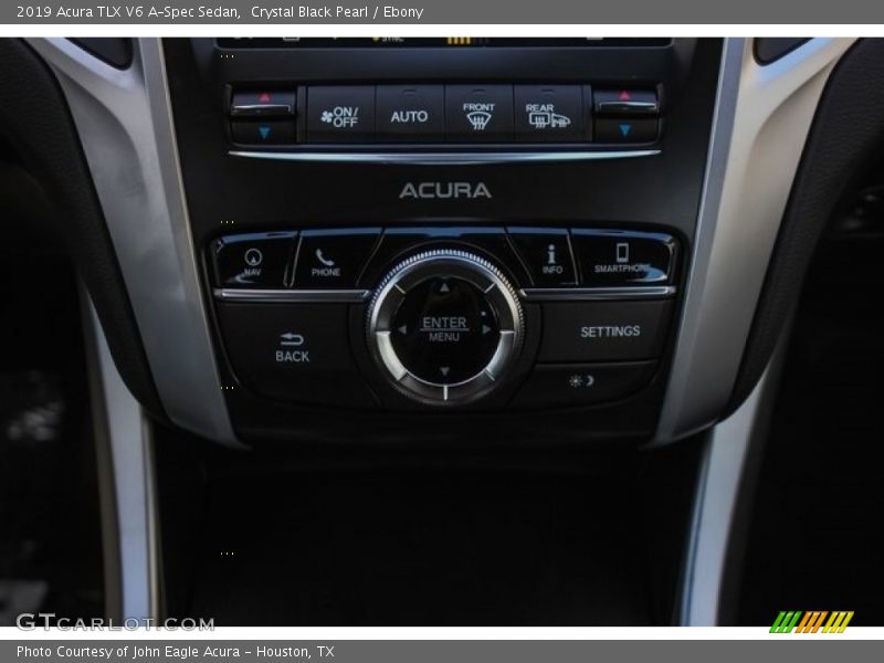 Crystal Black Pearl / Ebony 2019 Acura TLX V6 A-Spec Sedan