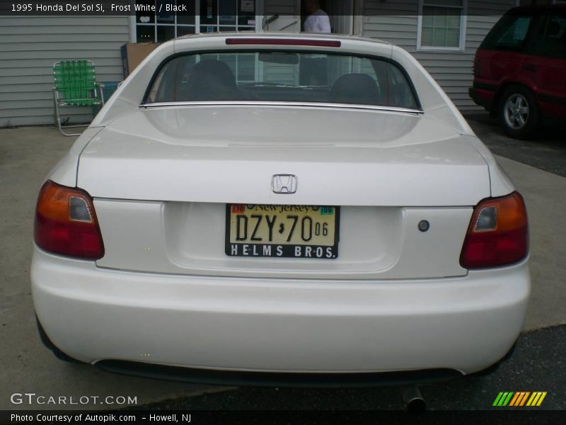 Frost White / Black 1995 Honda Del Sol Si