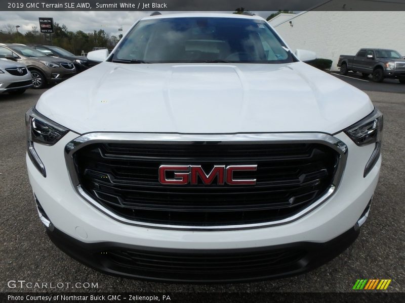 Summit White / Jet Black 2019 GMC Terrain SLE AWD