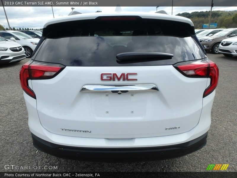 Summit White / Jet Black 2019 GMC Terrain SLE AWD