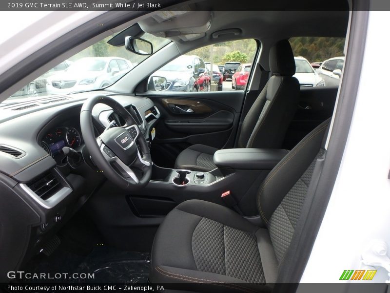 Summit White / Jet Black 2019 GMC Terrain SLE AWD
