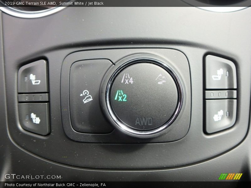 Summit White / Jet Black 2019 GMC Terrain SLE AWD