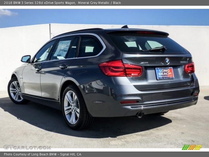 Mineral Grey Metallic / Black 2018 BMW 3 Series 328d xDrive Sports Wagon
