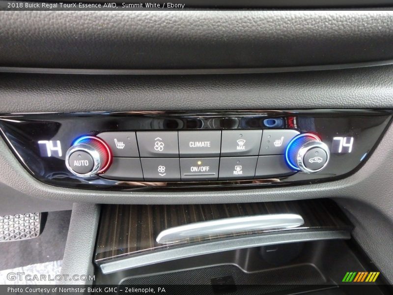 Controls of 2018 Regal TourX Essence AWD