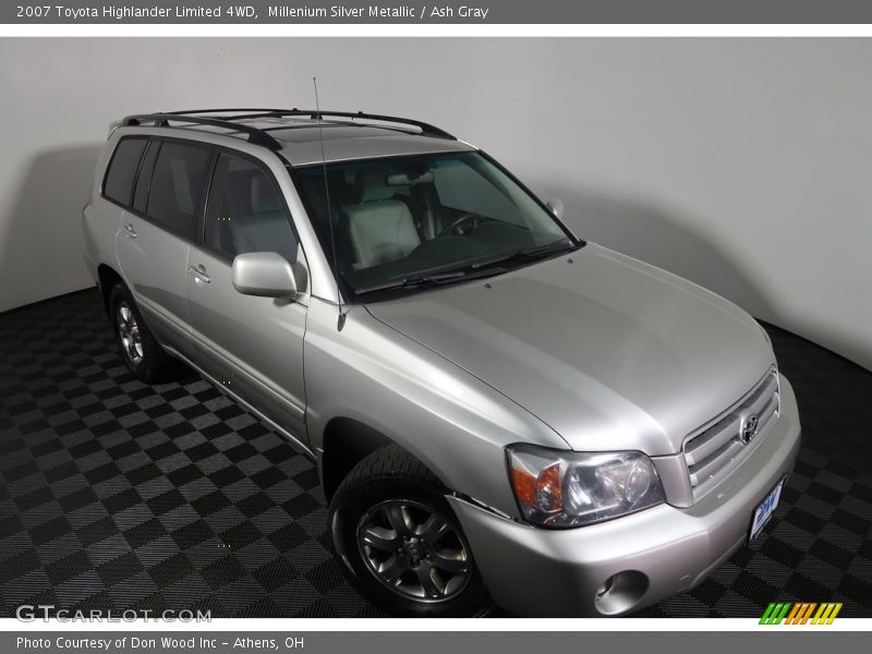 Millenium Silver Metallic / Ash Gray 2007 Toyota Highlander Limited 4WD