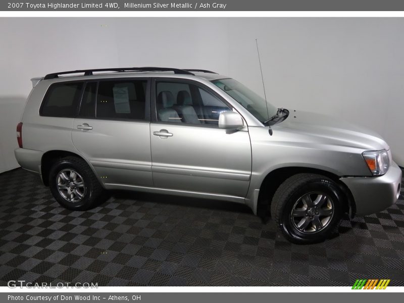 Millenium Silver Metallic / Ash Gray 2007 Toyota Highlander Limited 4WD